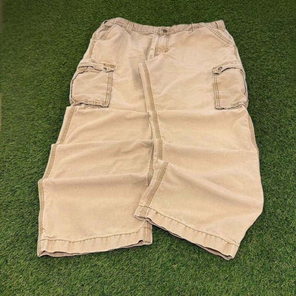 Vintage Carhartt cream cargo pants 40x30 relaxed fit